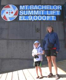 Kyle and Diana at top of Mt. Bachelor